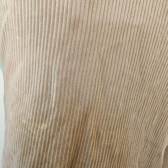 Laundry by Shelli Segal Tan Ribbed Cardigan (M) - Picture 7 of 7